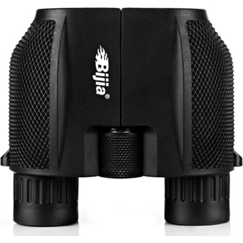 BIJIA High Magnification HD 10X25 Binoculars Green Film Pocket Waterproof Shimmer Telescope