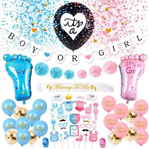 Baby Gender Reveal Childrens birthday party decoration Wedding decoration Party Supplies balloons Decoration birthday