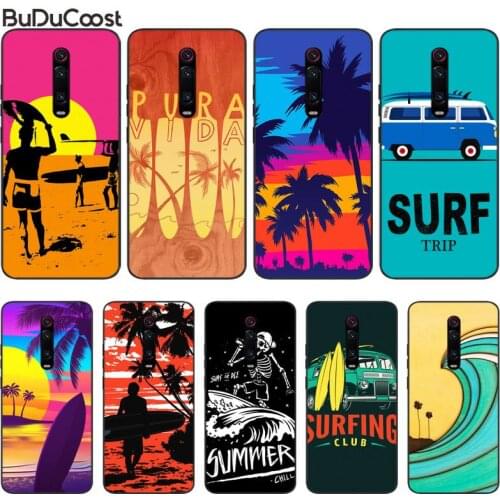 Slok Sea Waves Surf Surfboard Phone Case For Redmi Note 8 8A 7 7A 6 6A 5 5A 4 4X 4A Go Pro Plus Prime