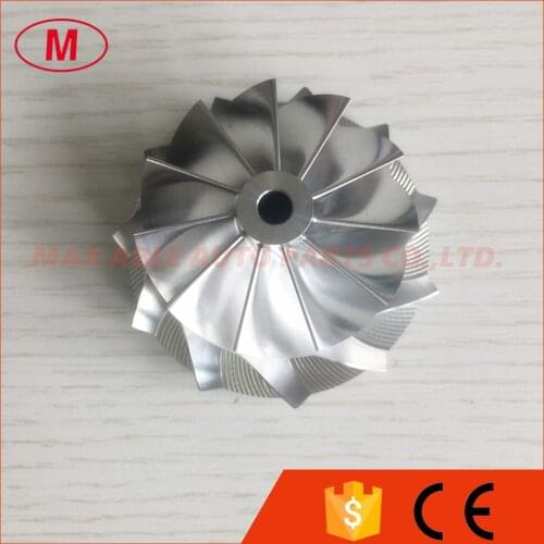 GT15-25 43.40/56.03mm 11+0 blades 737689-0001 high Performance turbo billet/milling/aluminum 2618 compressor wheel for 757608