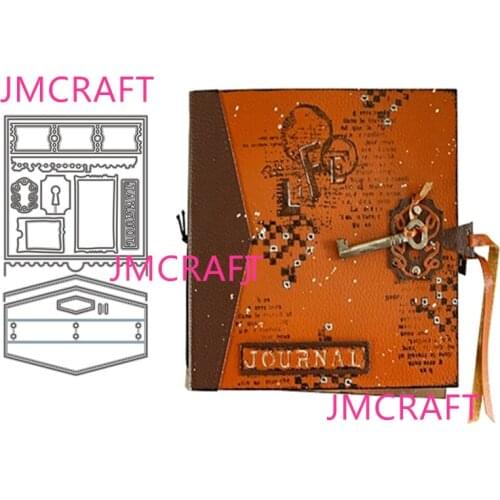 JMCRAFT 2021 New Notebook Decoration #4 Metal Cutting Dies 3D DIY Scrapbook Handmade Paper Craft Metal Steel Template Dies