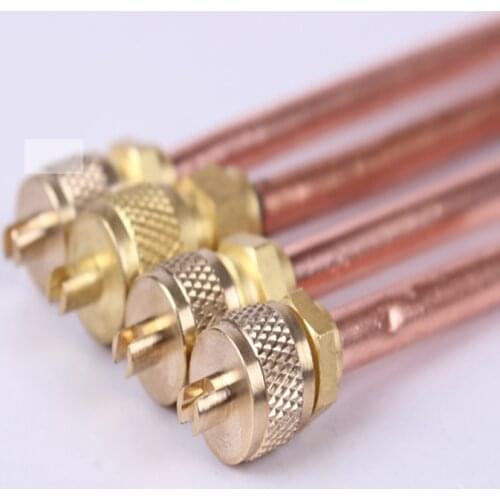 Low Price Gas Refrigerant Fridge Part Copper R134a Ac Access Valve Charging Pin Valve for Sale Hand Tool Parts Cn(origin) HOWHI