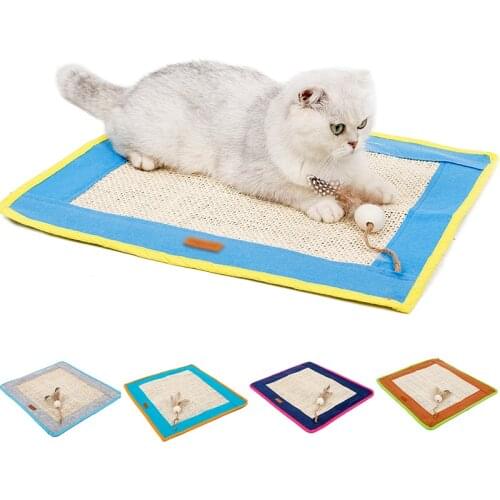 Sisal Cat Scratcher Board Scratching Post Mat Toy Soft Bed Mat Claws Care Toys Scratching Protecting Furniture Post Cat Toys