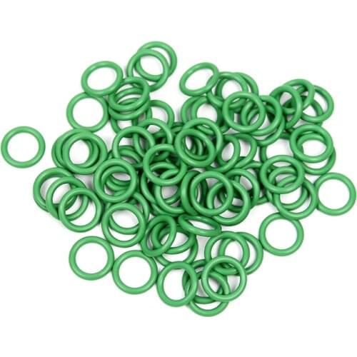 10.8x2.4mm) #8 R134a NBR Rubber O-Ring Seal Kit High Temperature Resistance High Quality for Car Air Conditioning Gasket