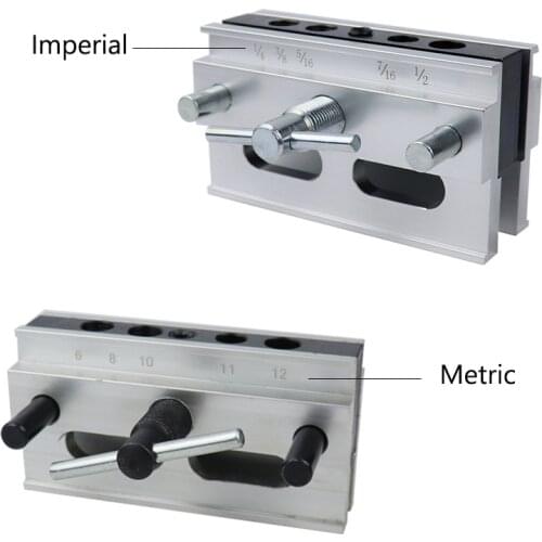 Alloy Steel Woodworking Hole Drill Punch Positioner Guide Locator Jig Joinery System Wood Working DIY Tool