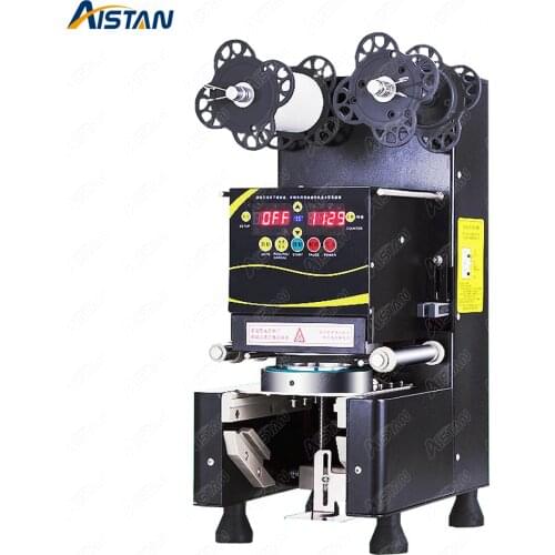 RC995S Plastic Paper Bubble Tea Cup Sealing Machine Automatic Cup Sealer Electric Sealers for Bar or Milk Tea Shop