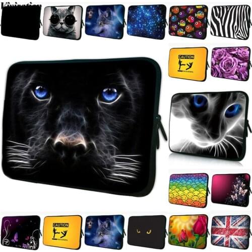 Black Dog Prints Boys Fashion 10.1 Tablet Bag 7 12 17 Laptop Case For Lenovo Yoga Dell XPS Huawei 14 13 15 Notebook Cover Funda