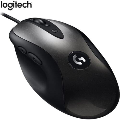 Logitech Mouse MX518 Legendary Gaming Mouse with 16K DPI HERO Engine Wired Mouse Legend Reborn for Fever Level Mouse Gamer