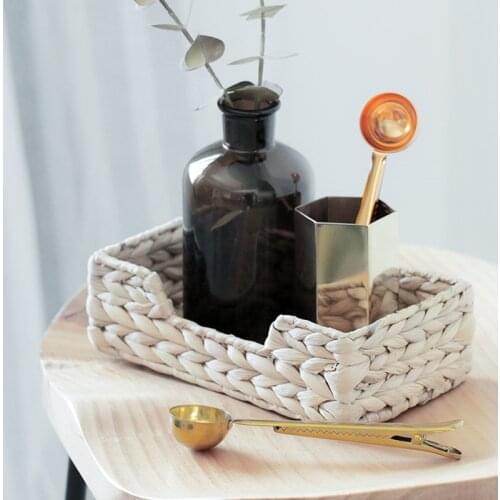 Nordic Style Fashion Elegant Two-in-one Durable Stainless Steel Tea Coffee Spoon Food Clip Kitchen Gold Sealed Clip