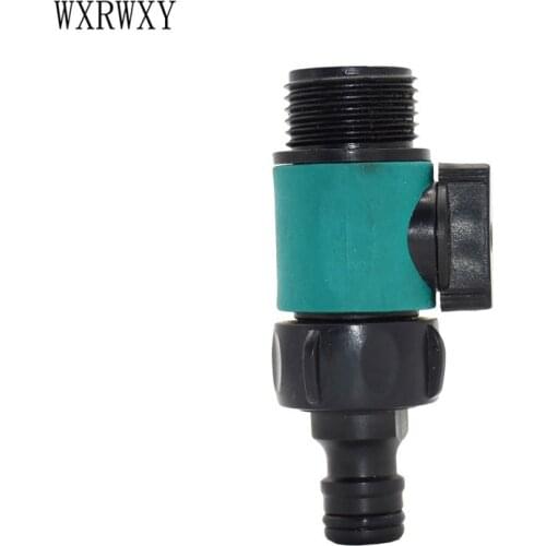 Wxrwxy Car wash tap 3/4 male Water gun adapter 3/4 threaded quick connector Irrigation valve garden hose tap adapter 10pcs