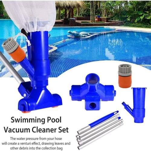 Pool Cleaner Portable Swimming Pool Pond Fountain Vacuum Brush Cleaner Cleaning Tool Outdoor Hot Tubs Accessories Garden Supplie