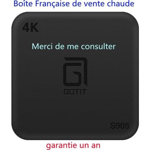 GOTiT S905 S905W Android Box hot selling Support wholesale 4K Wifi USB Media player Smart TV set top Box remote control included