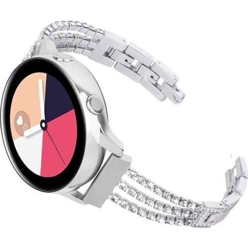 Huawei watch gt band for Samsung Galaxy watch 46mm active Gear S3 Frontier 42mm S2 classic amazfit bip strap 20/22mm metal belt