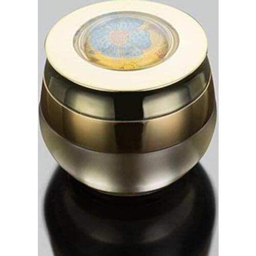 15g luxury empty Acrylic cream container gold eye cream sample Cosmetic Jar bottle ,Cosmetics Packaging 300pcs