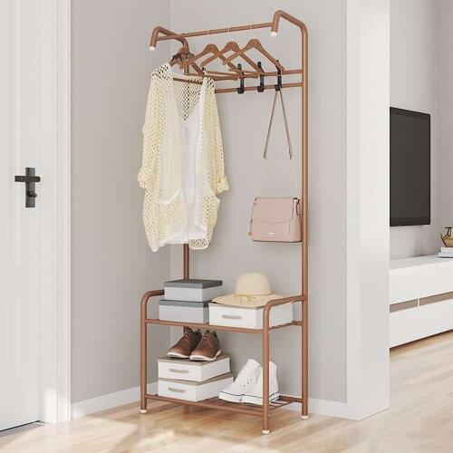 Modern Coat Racks Garment Rack Storage Shelf Shoes Holder Organizer Clothes Hanger Living Room Bathroom Furniture 24x12x65 Inch