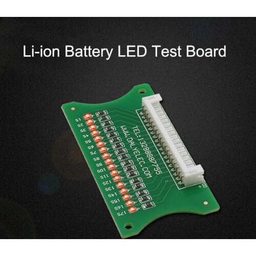 3S-17S Lithium Li-ion Battery LED Test Board Protection Board Cable Wiring 10S 36V 13S 48V 16S 60V BMS Line Connector Detection