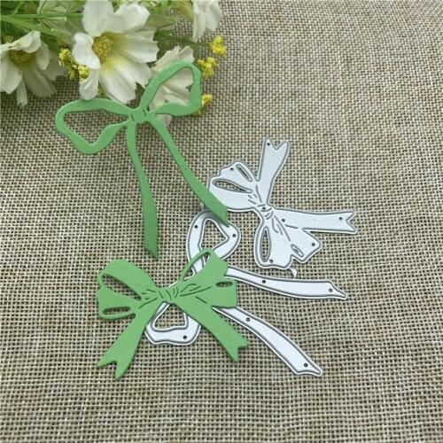 Bow decoration Metal Cutting die keychain shaker Heart Paper Key Chain Scrapbook Paper Craft Card Punch Art Knife Cutter