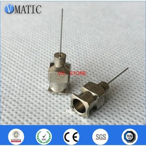 High Quality 1/2 Inch Tip Length 27G All Metal Tips Blunt Stainless Steel 12Pcs Glue Dispensing Needles Syringe Needle Tips
