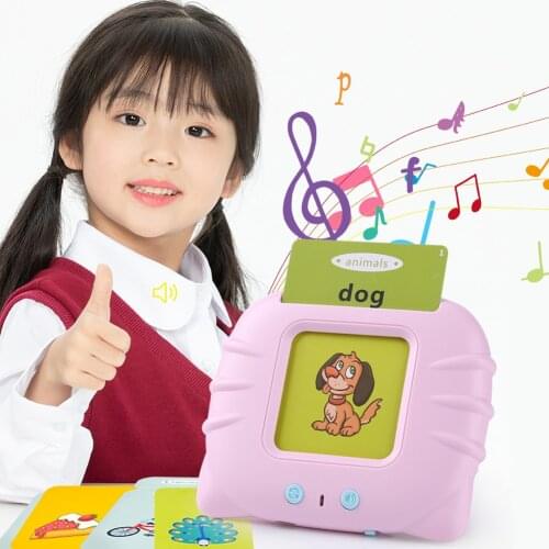 Audible Learning Machine Audible Flash Cards with Sound for Baby Flash Cards Kids Electronic Educational Learning Toys Preschool
