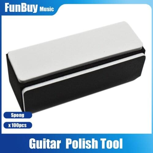 100pcs Acoustic Electric Guitar Fret Polish Tool Guitar Leveling Files Guitar Repair Tool Guitarra Accessories