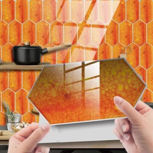 12/24/48PCS Mosaic Brick Tile Stickers For Bathroom Kitchen Wallpaper Waterproof Self-adhesive DIY Wall Sticker Home Decor Decal