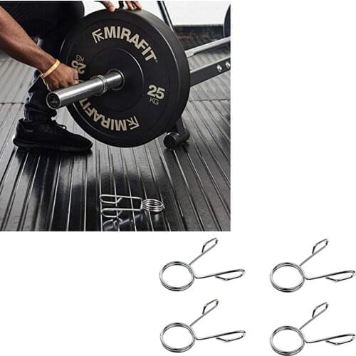 2PCS Dumbbell Buckle Practical Olympic Barbell Spinlock Fitness Weight Lifting Supplies Locking Clip Dumbbell Spring Clip