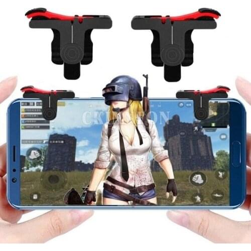 200 Pairs L1R1 Joystick For PUBG Mobile Phone Trigger Gamepad Gaming Button Linkage Aim Key Shooter Mobile Phone Accessories
