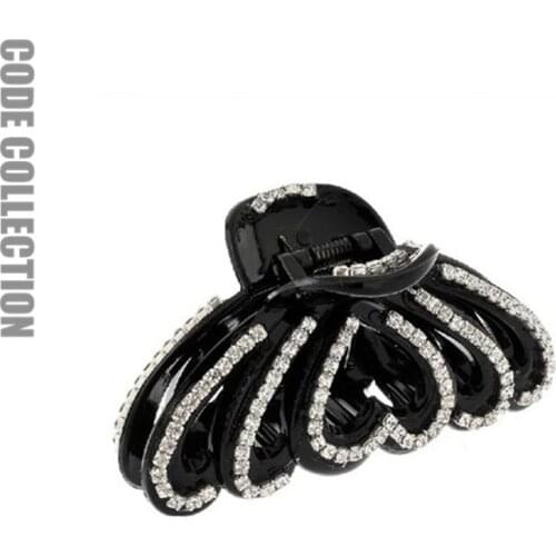 2021 Heart Geometry Crystal Hair Claw Clips For Women Simple Hairpins Barrette Rhinestone Hair Headdress Accessories