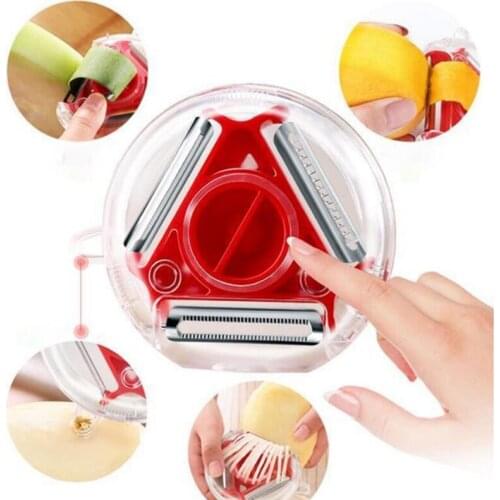 Magic 3 In 1 Peeler Grater Shredder Fruit and Vegetable Cutter Tomato Potato Tool Peeler Stainless Steel Kitchen Accessories