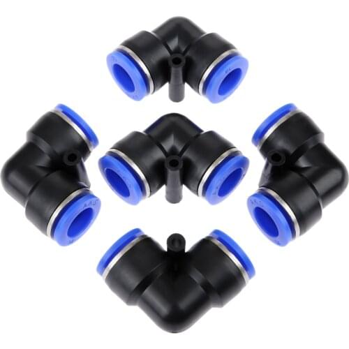 5Pcs 14mm Pneumatic Fittings Pneumatic Push In Fittings Connector PV for Air/Water/Vacuum Hose/Tube Airline Pneumatic Parts