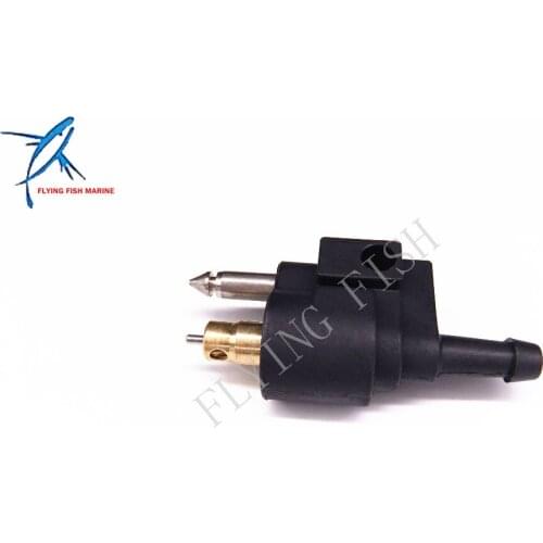 6G1-24304-02 Fuel Line Connector fittings for Yamaha Outboard Motor Fuel Tank Hose Pipe , 6mm Male, fmount on engine