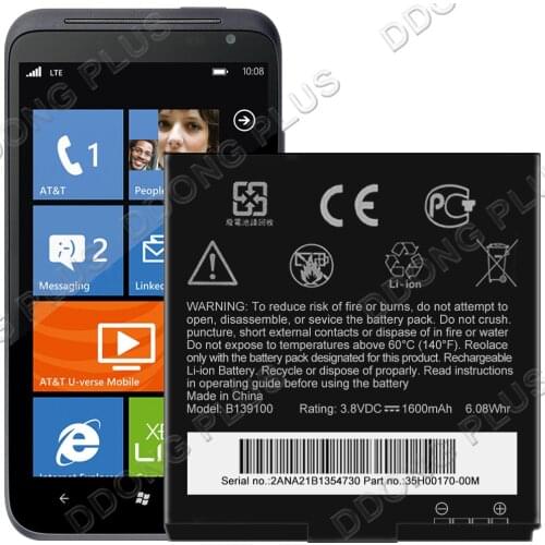 BI39100 Battery For HTC Sensation XL X315e Battery Replacement Repair Part