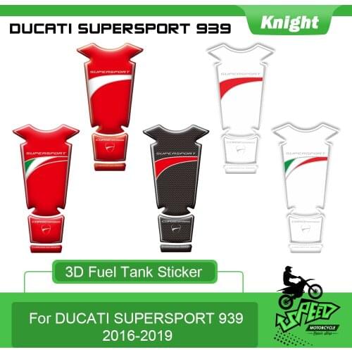 Motorcycle Accessories Tank Pad Protector Sticker Fishbone Gas Fuel Tank Cover Stickers For Ducati SuperSport S 939