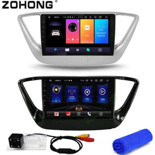 4G Android Car Radio DVD for Hyundai Solaris Verna CAR Multimedia Player GPS Navigation autoradio stereo audio video player BT