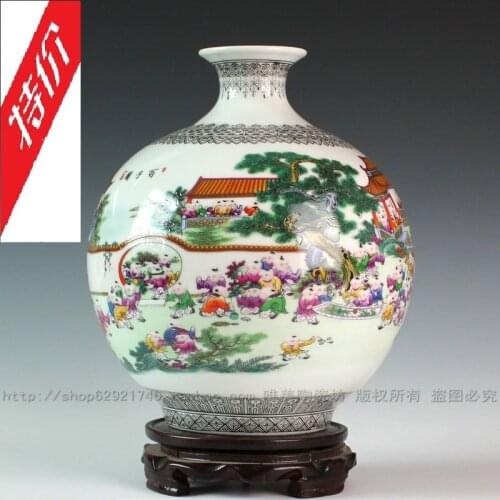 Jingdezhen ceramic vases, ceramic home furnishing articles