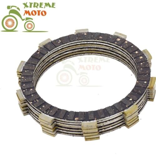 Clutch Disc Friction Plates Set 7pcs for HONDA CR125R ATC250R TRX250R XR400R CBR600F YZF-R3 YZF-R3A