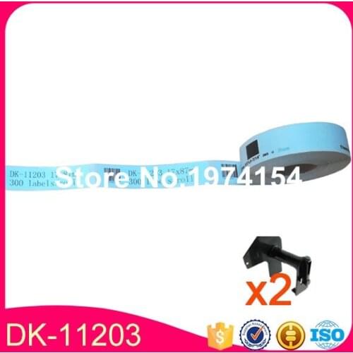 30 Rolls Compatible DK-11203 Label 17mm*87mm 300Pcs Compatible for Brother Label Printer White Paper DK11203 DK-1203