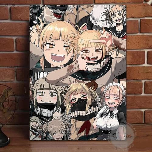 Canvas Anime Himiko My Hero Academia Pictures Home Decoration Paintings Poster HD Prints Wall Art Modular Living Room