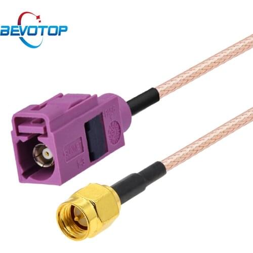 BEVOTOP SMA Male to Fakra H Male Plug Antenna Adapter Extension Cable RG316 Pigtail for Radio Controlled Parking Heating