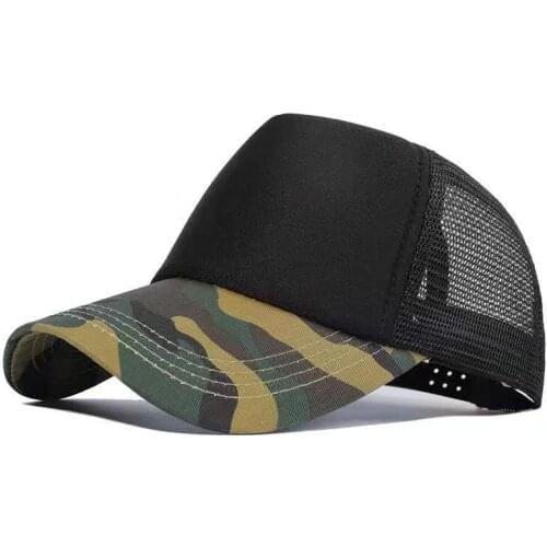 2021 New Mesh Summer Sun Hat Caps For Men Women Adjustable Baseball Cap Mens Trucker Hats Camo Camouflage Womens Baseball Hats
