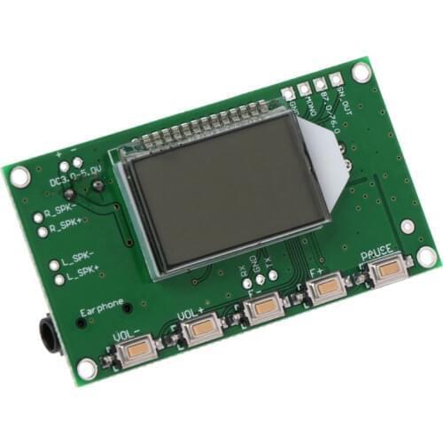 PLL LCD Digital FM Radio Receiver Module 87-108MHZ Wireless Microphone Stereo Drop Shipping Support