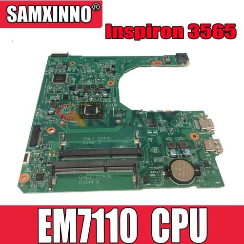 Original Laptop motherboard For DELL Inspiron 3565 3555 EM7110 Mainboard CN-0GG57Y 0GG57Y 15276-1 DDR3L
