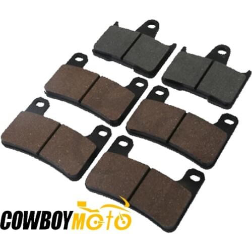 6pcs/set Motorcycle Front Rear Brake Pads For SUZUKI GSXR600 GSXR750 GSXR1000 GSXR 600 750 1000 GSXR-750 2004 - 2005