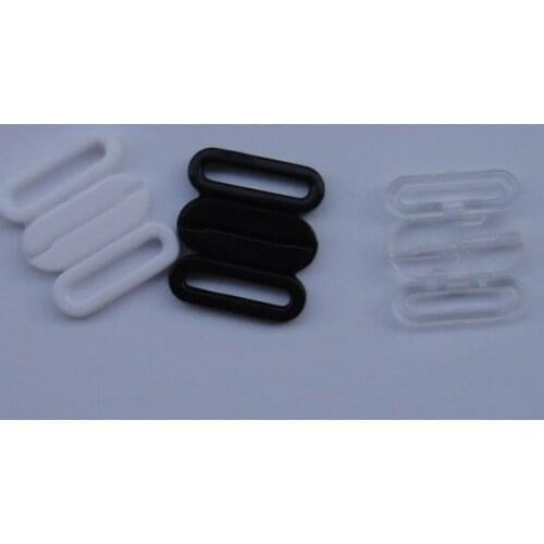 Plastic Clasp Bra Strap buckles Sewing Clip Hook Swimwear Lingerie Bikini inside diameter 10mm 12mm 16mm 10sets or 100sets/lots