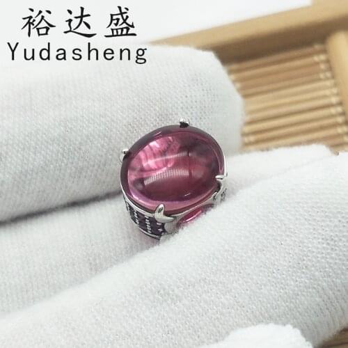 2021 Valentines Day Gift Womens Jewelry 925 Sterling Silver Colours Fuchsia Rose Oval Cabochon Charm Bead Factory Wholesale