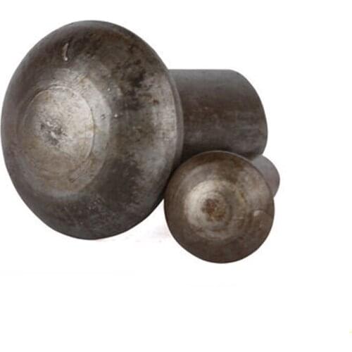 50pcs M2 GB867 Semicircular head rivet Natural round head solid Iron rivets 3mm-16mm Length