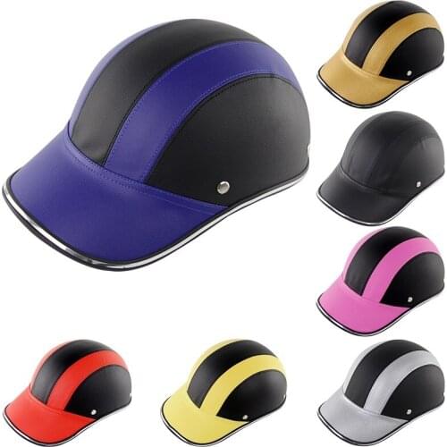 Motorcycle electric car helmet fall-resistant sun-proof lightweight four seasons universal half helmet baseball helmet Universal