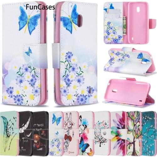 Covers Silicon Case For Nokia 1.3 Little Bird Cover Nokia 2.2 2.3 7.2 5.3 6.2 3.2 1 Plus 4.2 PU Leather Flip Book Phone Pouch