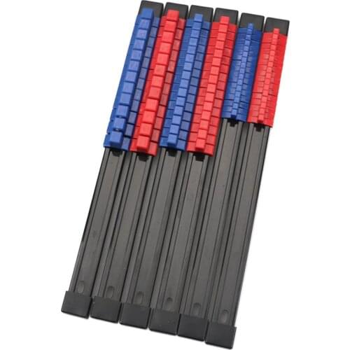 6 Piece/set Universal ABS Socket Storage Rack Holder Divider 1/4" 3/8" 1/2" with 32/30/24 Clips snap-on sockets Tool Organizer