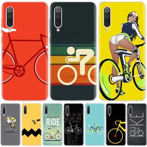 Bicycle Bike Sport Coqu Phone Case for Xiaomi Redmi Note 10 9 9S 8T 8 7 8A 7 7A 6 6A 9A 9C S2 K20 K30 Pro Fashion Cover Coque